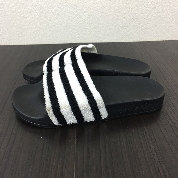 adidas terry cloth slides